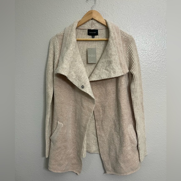 Anthropologie x La Fée Verte Drape Cardigan - Picture 2 of 9